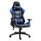 Cadeira Gamer Draxen Ergonômica Giratória Azul e Preta - DN3