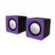 Caixa de Som Mini Digital Speaker Leerfei, YST-1044Z 6W, USB, Roxo