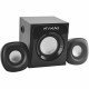 Caixa De Som Mymax, Subwoofer 2.1 7w RMS, USB, Preto