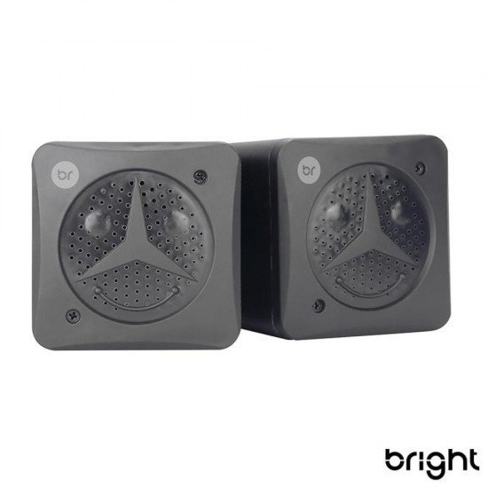 Mini Caixa De Som Bright, 0359, USB, 5W, Preto