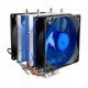 Air Cooler CPU Universal DEX, Processador Intel / Amd, Fan Duplo LGA1150, Am3, FM, Azul – DX-9100D