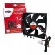 Cooler Fan Dex DX-12C, Preto, 120mm, Gabinete Ventoinha