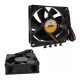 Cooler Fan Dex DX-8C, Preto, 80mm, Gabinete Ventoinha