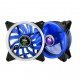 Cooler Fan Dupla Face DEX, DX-12D, Azul 30-LED, 120mm, Gabinete Ventoinha