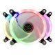 Cooler Fan Bluecase Ring BFR-09RGB, LED RGB Por Controlador, 120mm