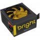 Fonte Para Computador Bright, 550W, Bivolt, Automática Preto e Amarelo - FT001