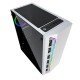 Gabinete Gamer BG033w Bluecase, Lateral em Vidro, Branco