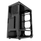 Gabinete Gamer BG033w Bluecase, Lateral em Vidro, Branco