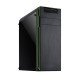 Gabinete Gamer Mymax Dragon, Mid Tower, Preto/Verde