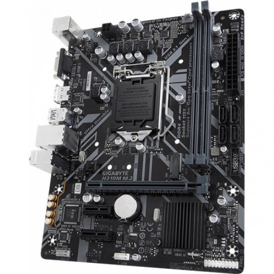 Placa Mãe - Gigabyte - H310M M.2, LGA 1151, mATX, DDR4 - Ultra Durable