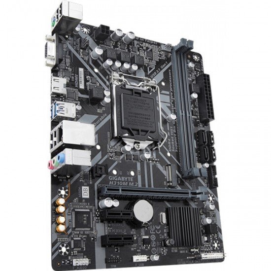 Placa Mãe - Gigabyte - H310M M.2, LGA 1151, mATX, DDR4 - Ultra Durable