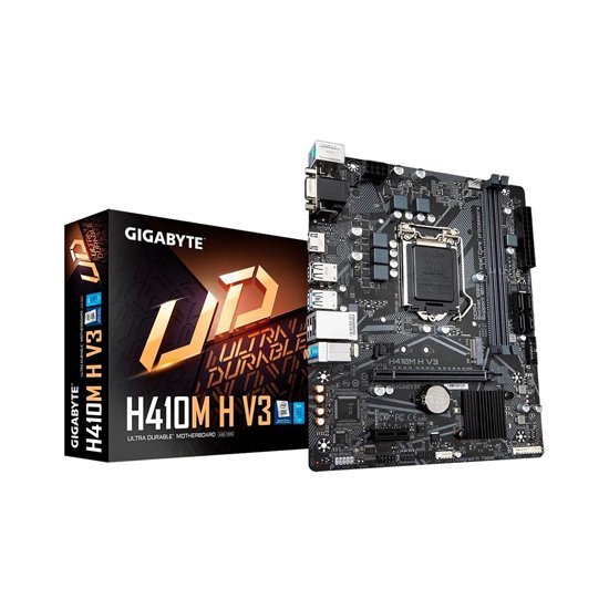 Placa Mãe - Gigabyte - H410M S2H V3, Intel LGA 1200, MATX, DDR4