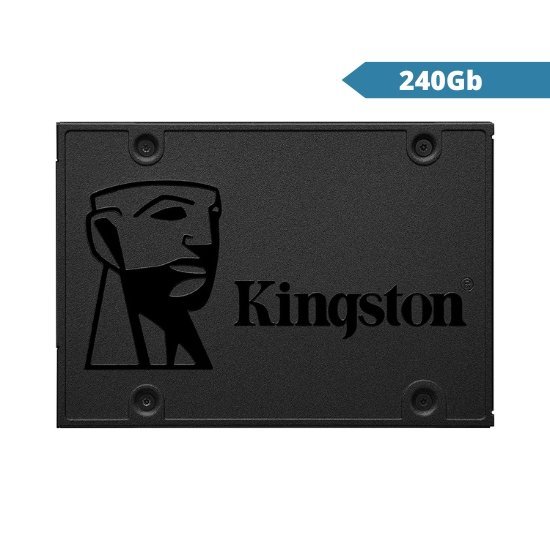 SSD Kingston A400, 240GB, Sata III, Leitura 500MBs Gravação 350MBs, SA400S37/240G