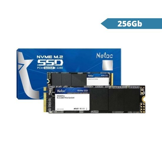 Ssd Nvme M.2 Netac 256GB PCIE Gen3x4 | 2280 6GB/s – NT01N930E-256G-E4X