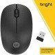 Mouse Bright 0404, Sem Fio, 1200DPI, 3 Botões