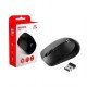 Mouse C3 Plus, M-W17, Sem Fio, 1000DPI, Preto