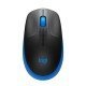 Mouse Logitech, Sem Fio, M190, Ambidestro, Pilha Inclusa, Azul