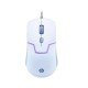 Mouse Gamer HP, M100, USB, 1600DPI, Branco/Cinza, LED