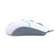 Mouse Gamer HP, M100, USB, 1600DPI, Branco/Cinza, LED