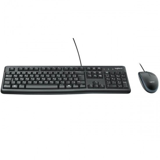 Kit Teclado E Mouse Logitech, MK120, ABNT2