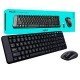 Kit Teclado e Mouse Logitech, Sem Fio, MK220, ABNT2