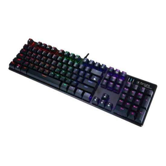 Teclado Gamer Mecânico Bright Tank GTC560, Swith Blue, Led, Us