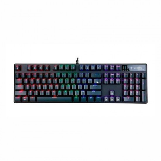 Teclado Gamer Mecânico Bright Tank GTC560, Swith Blue, Led, Us