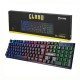 Teclado Gamer Clanm CL-TJ8313, ABNT2 - LED Rainbow, USB