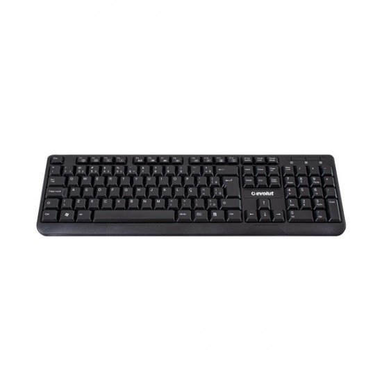 Teclado Office Evolut EO-202, Ultra Fino, ABNT2, USB